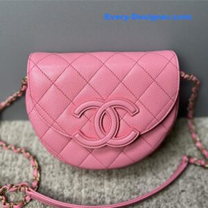 CC pink saddle bag