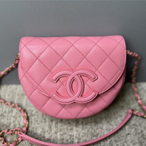 CC pink saddle bag