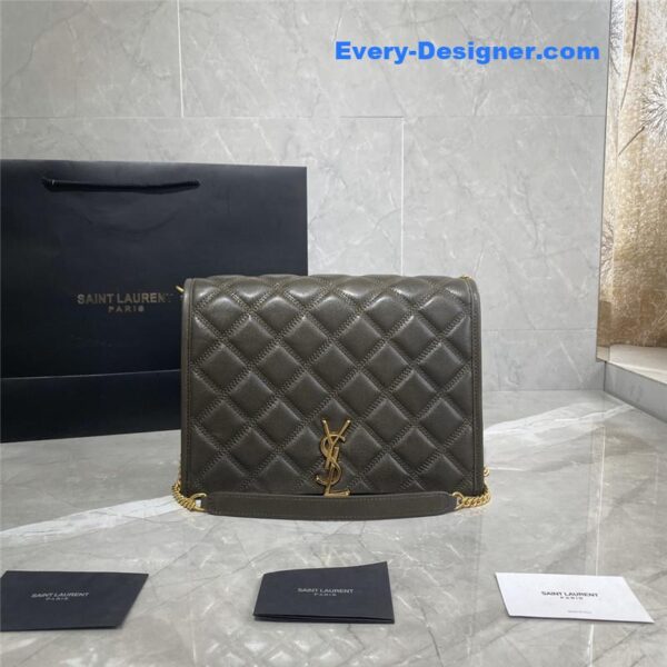 ysl becky sheepskin chain bag - Image 5