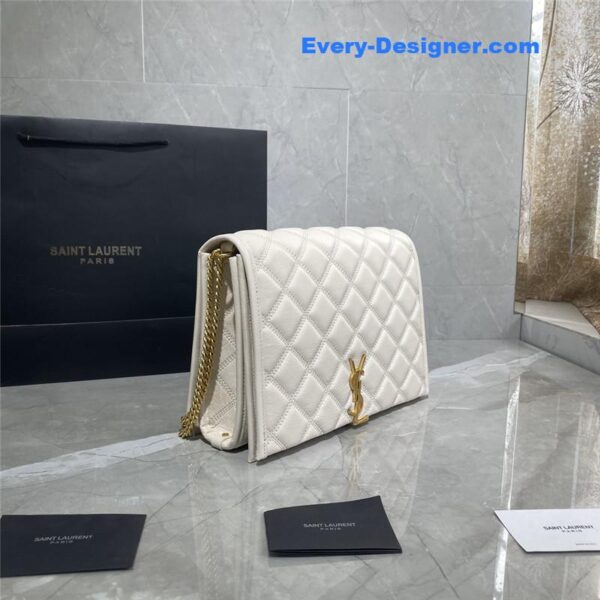 ysl becky sheepskin chain bag - Image 4