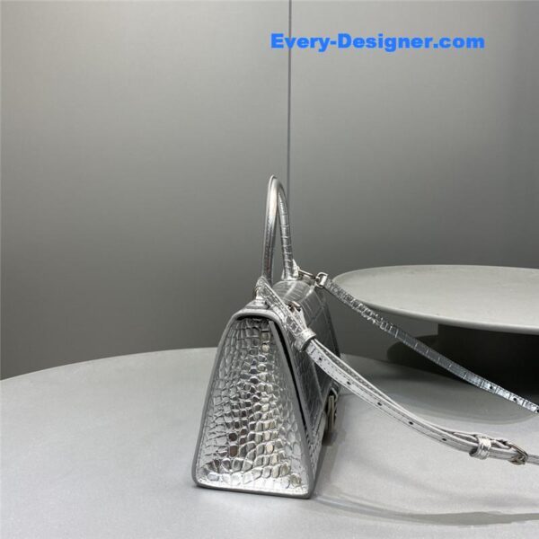 balenciaga hourglass bag silver - Image 4