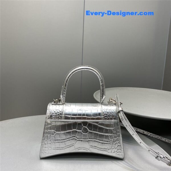 balenciaga hourglass bag silver - Image 5