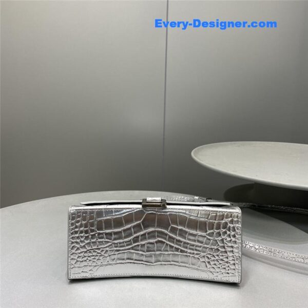balenciaga hourglass bag silver - Image 2
