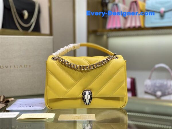bvlgari serpenti cabochon shoulder bag - Image 4