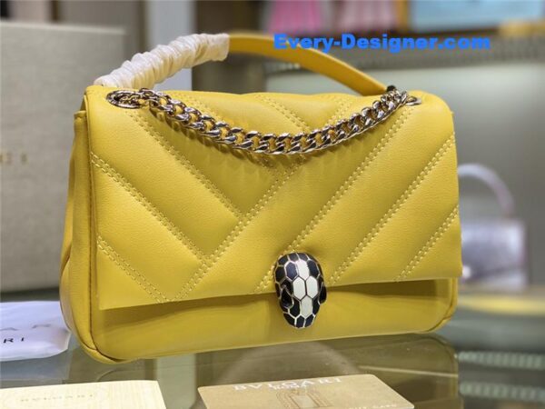 bvlgari serpenti cabochon shoulder bag - Image 5