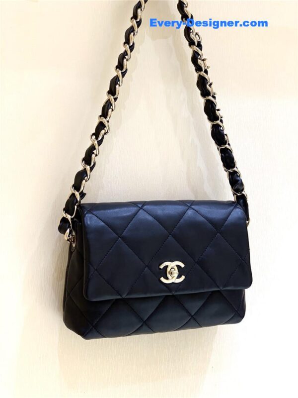 Chanel letter logo hobo bag - Image 5