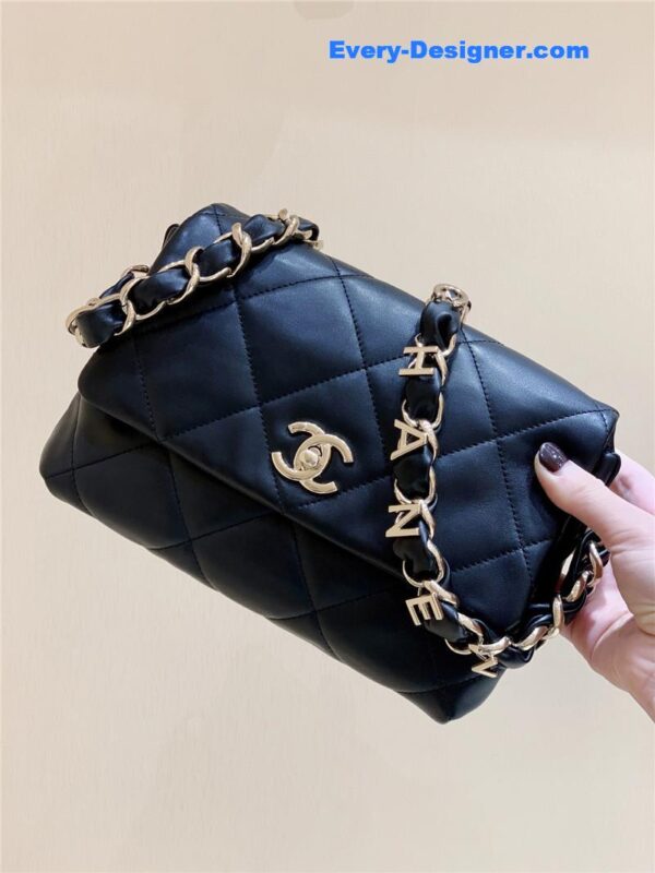 Chanel letter logo hobo bag - Image 6