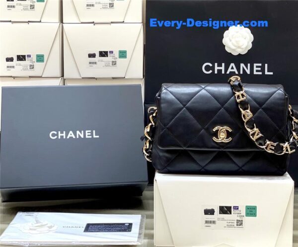 Chanel letter logo hobo bag - Image 7