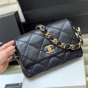 Chanel letter logo hobo bag