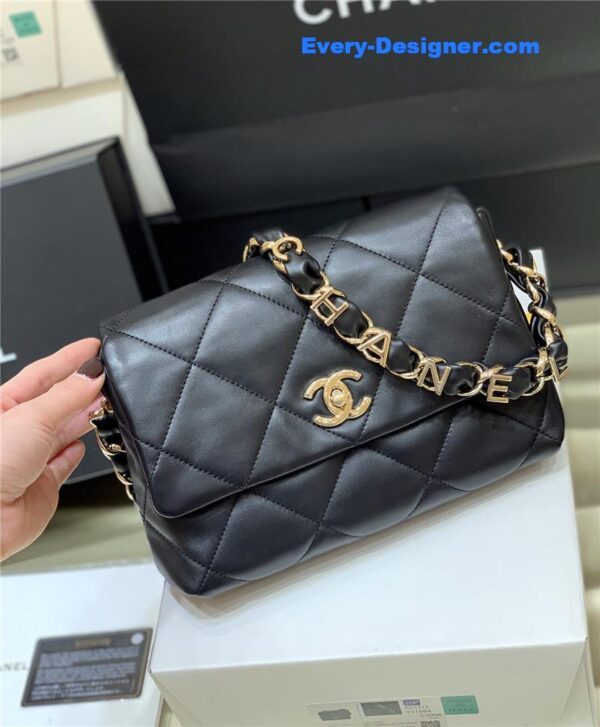 Chanel letter logo hobo bag