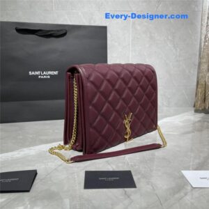 ysl becky sheepskin chain bag