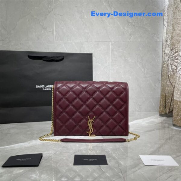 ysl becky sheepskin chain bag - Image 8