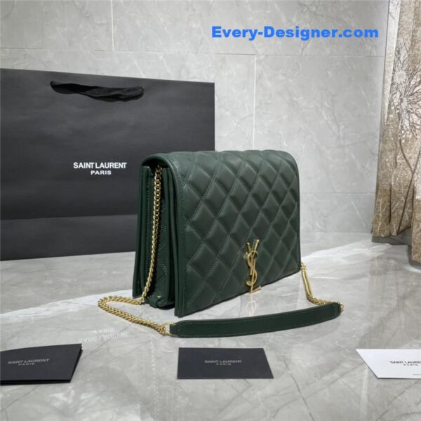 ysl becky sheepskin chain bag - Image 4