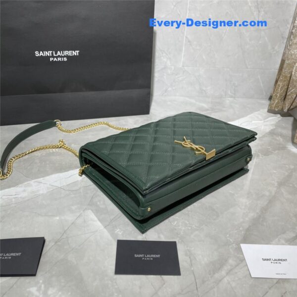 ysl becky sheepskin chain bag - Image 5