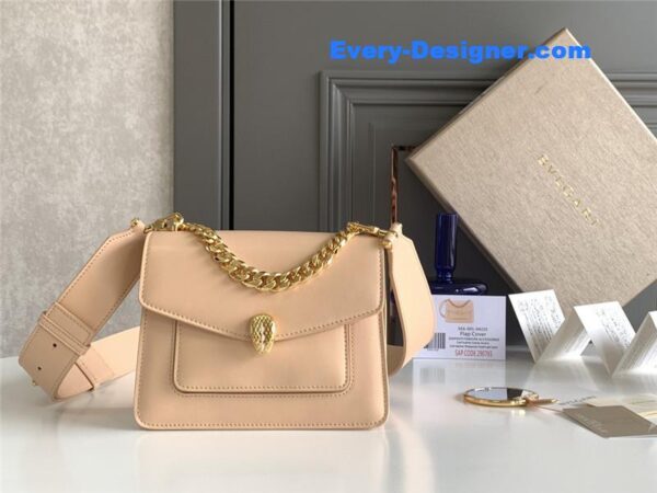 bvlgari serpenti forever shoulder bag pink - Image 7