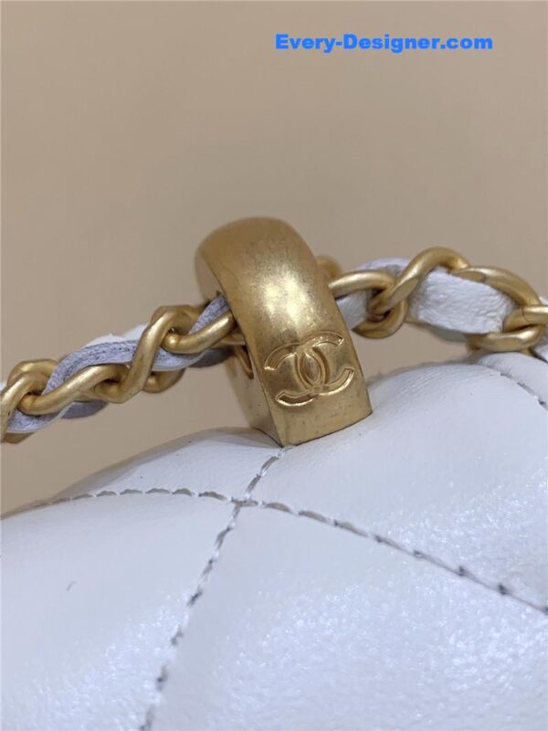 Chanel gold beads mobile phone bag - Image 2