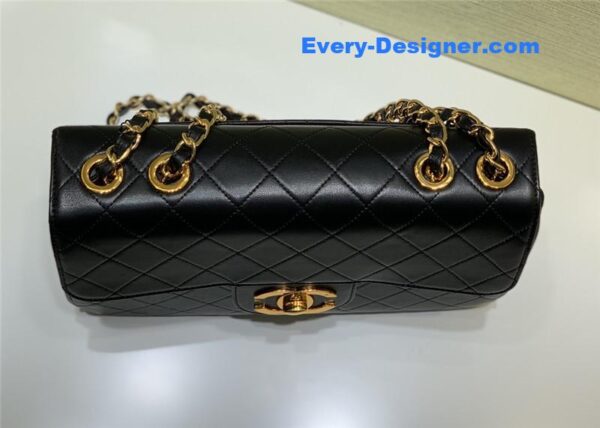 Chanel chain limited gold buckle bag - Image 2
