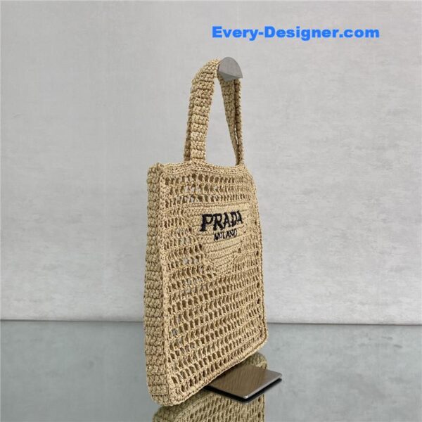 prada straw tote bag - Image 6