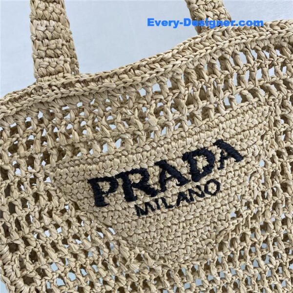 prada straw tote bag - Image 7