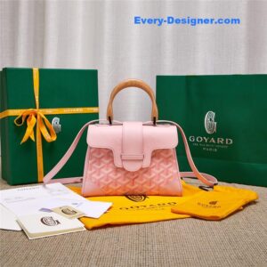 goyard pink saigon mini bag