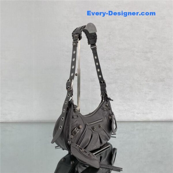 balenciaga le cagole leather shoulder bag - Image 3