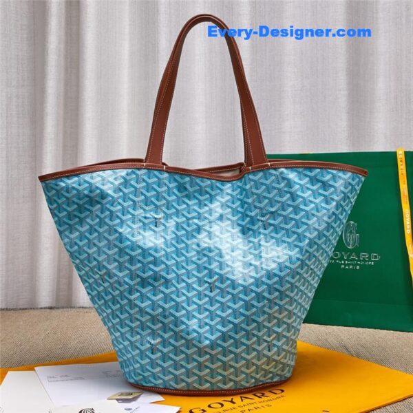 Goyard Double Sided Canvas Shopping Bag - Image 3