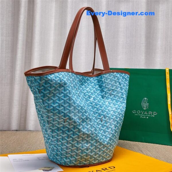 Goyard Double Sided Canvas Shopping Bag - Image 4