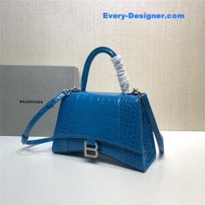 balenciaga hourglass bag crocodile