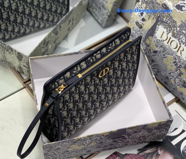 dior oblique canvas clutch - Image 3