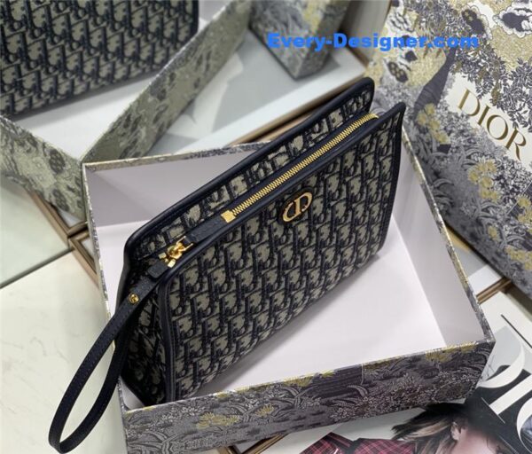 dior oblique canvas clutch - Image 3