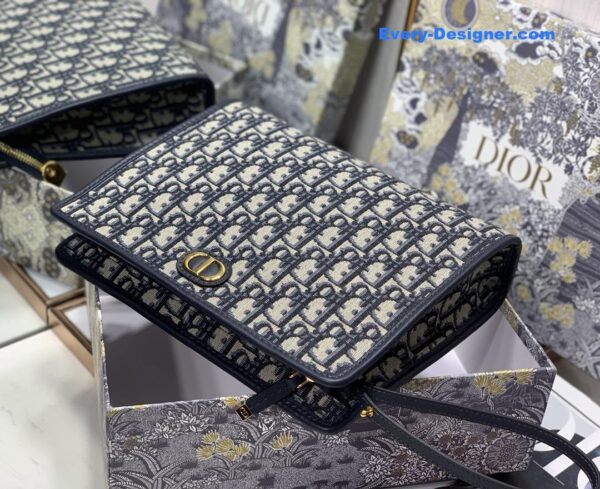 dior oblique canvas clutch - Image 4