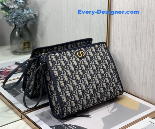 dior oblique canvas clutch - Image 6
