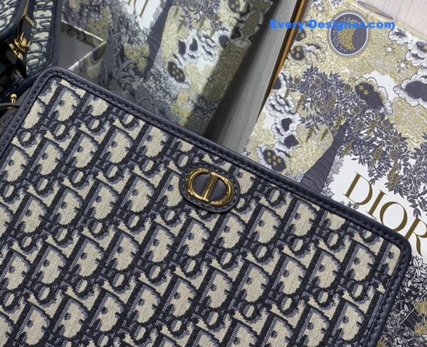 dior oblique canvas clutch - Image 7