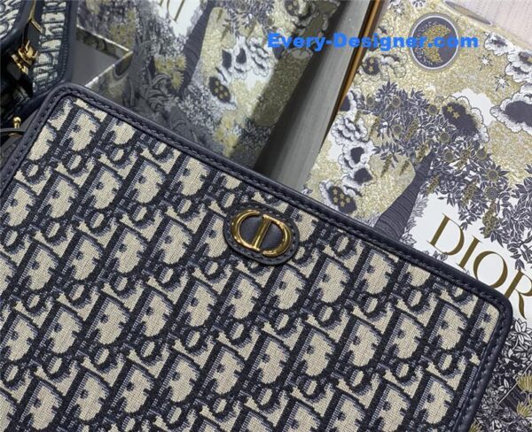 dior oblique canvas clutch - Image 7