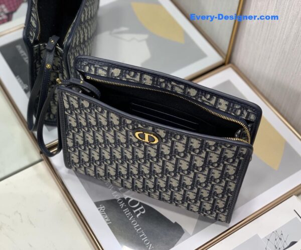 dior oblique canvas clutch - Image 8