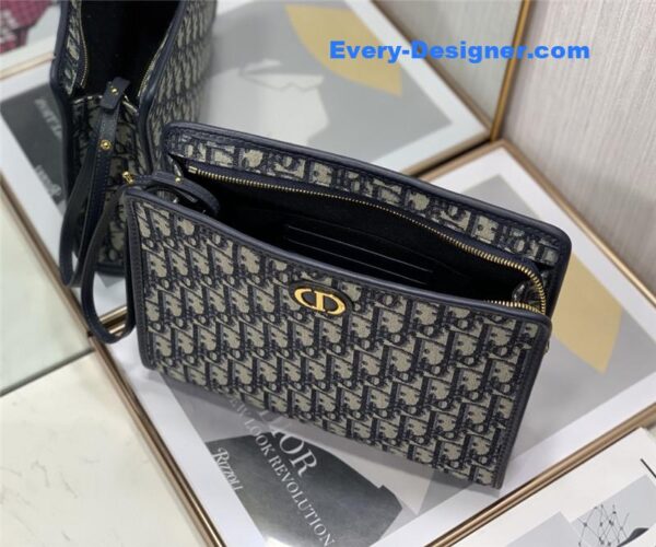 dior oblique canvas clutch - Image 8