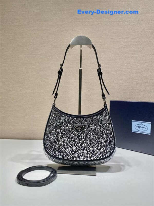 prada cleo crystal shoulder bag - Image 8