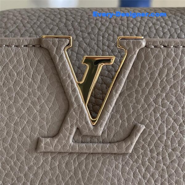 louis vuitton lv capucines mini bag grey - Image 2