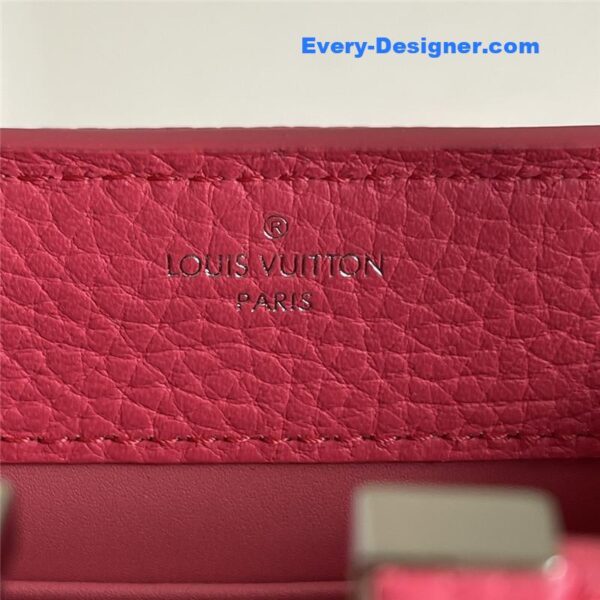 louis vuitton lv capucines mini bag red - Image 5