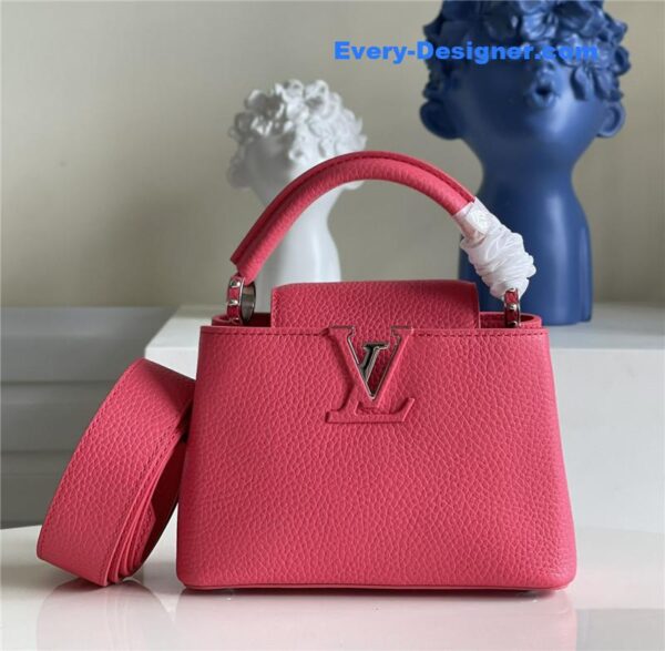 louis vuitton lv capucines mini bag red - Image 6