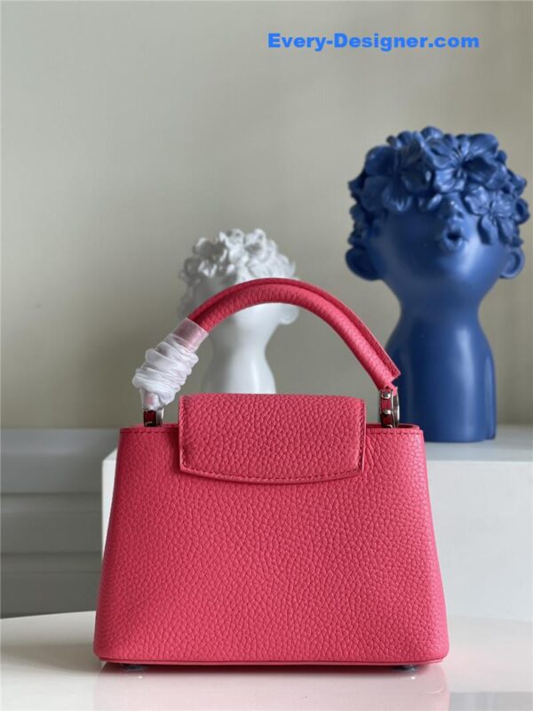 louis vuitton lv capucines mini bag red - Image 7