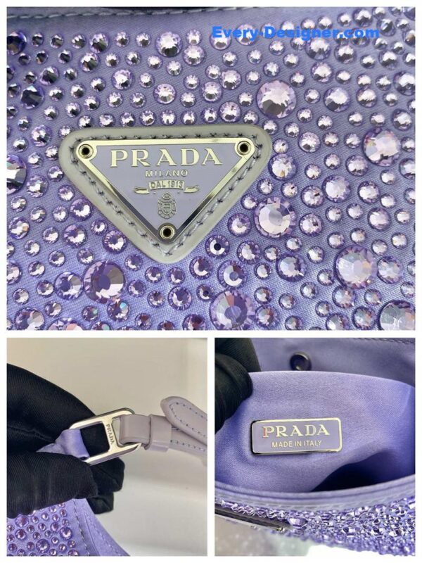 prada cleo crystal shoulder bag - Image 4