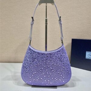 prada cleo crystal shoulder bag