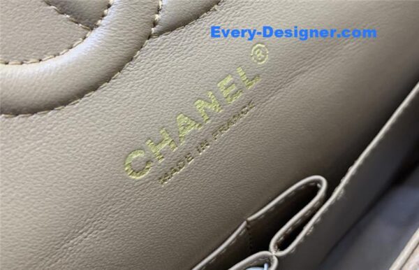 Chanel classic cf 2.55 burgundy bag - Image 2