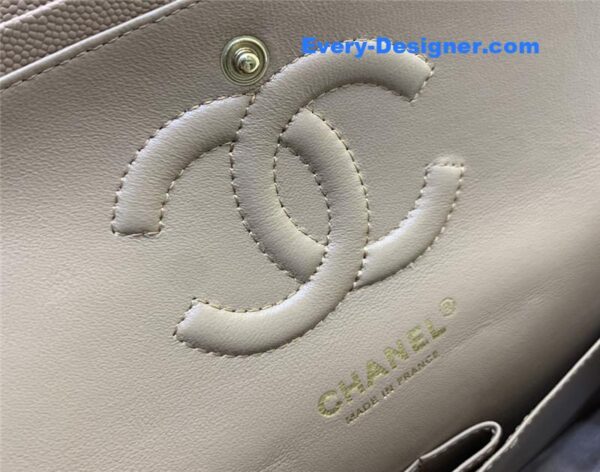 Chanel classic cf 2.55 burgundy bag - Image 4