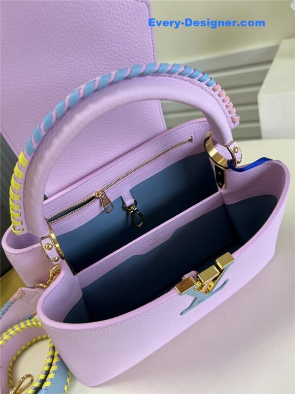 louis vuitton lv capucines mm taurillon leather bag - Image 3