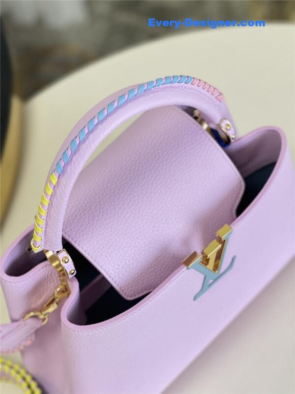 louis vuitton lv capucines mm taurillon leather bag - Image 4