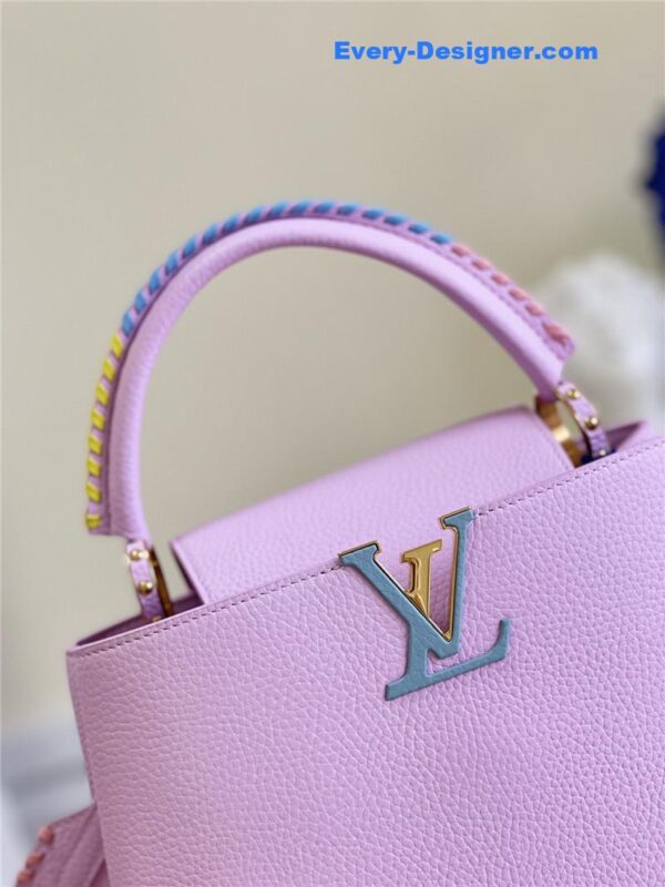 louis vuitton lv capucines mm taurillon leather bag - Image 5