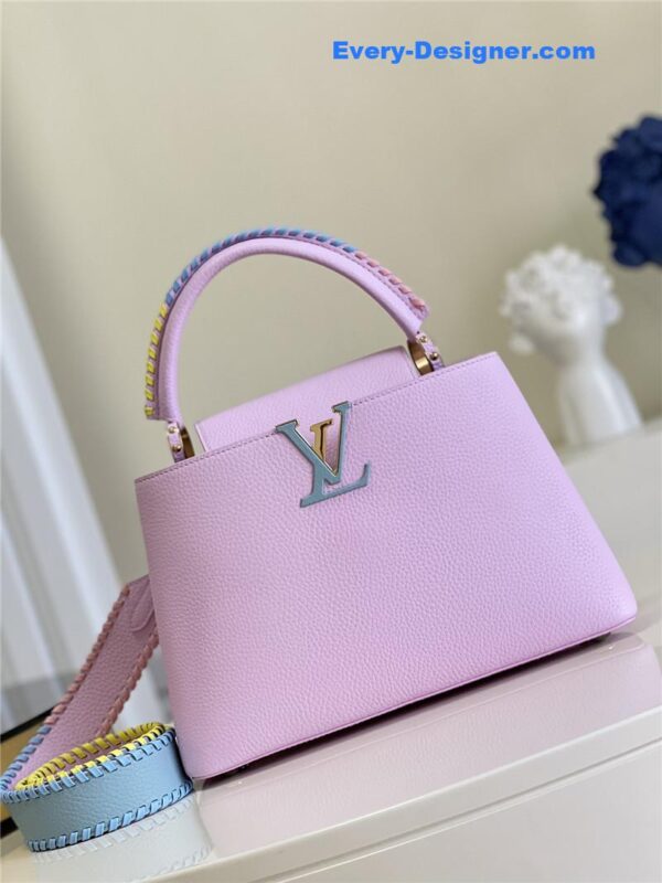 louis vuitton lv capucines mm taurillon leather bag - Image 8