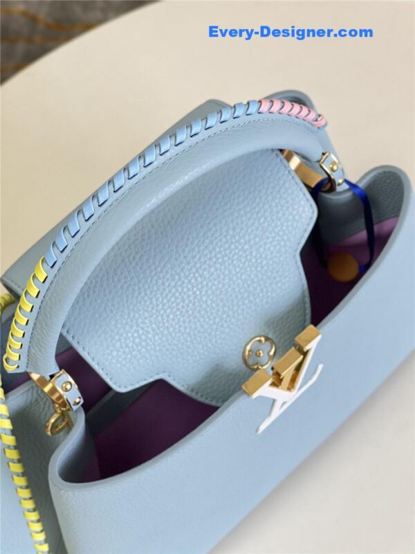 louis vuitton lv capucines mm taurillon leather bag - Image 3